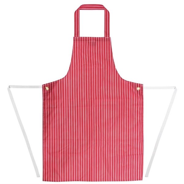 Whites waterdicht schort rood-wit gestreept | Nylon | 1016(l)x711