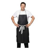 Whites Chefs Clothing Whites Southside halterschort zwart denim | Polyester/Katoen | 1000(l)x700(b)mm 