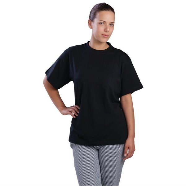 Unisex T-shirt katoen zwart