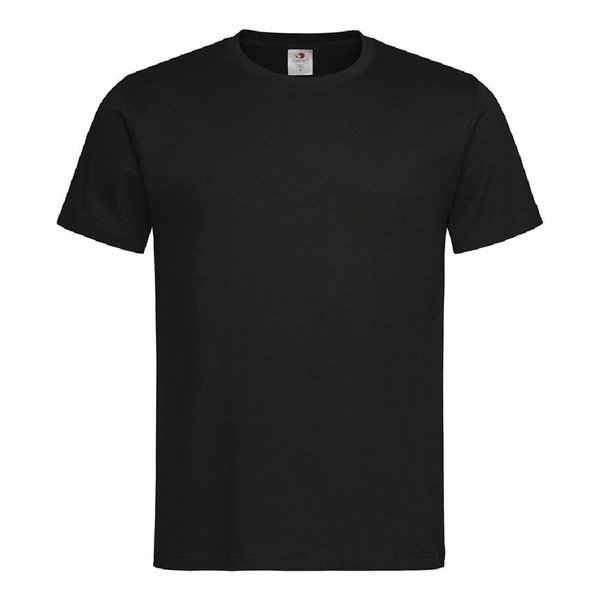 Unisex T-shirt katoen zwart