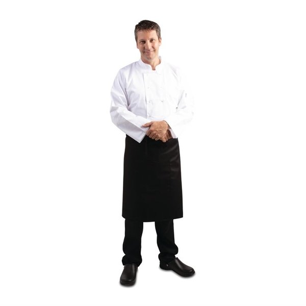 Whites standaard bistrosloof zwart | Polyester/Katoen | 1000(b)x700(l)mm