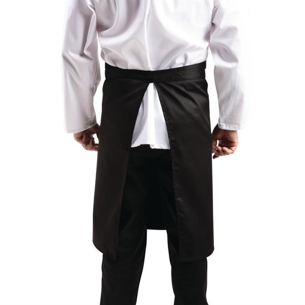 Whites standaard bistrosloof zwart | Polyester/Katoen | 1000(b)x700(l)mm
