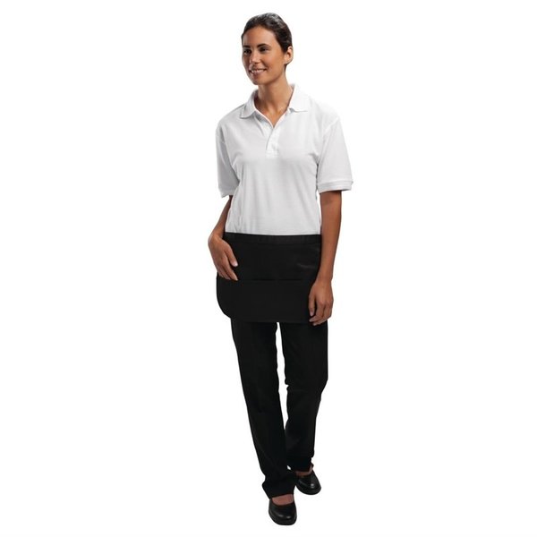 Whites unisex geldschort zwart | Polyester/Katoen | 450(b)x305(h)mm