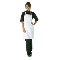 ChefWorks Chef Works halterschort wit | Polyester/Katoen | 860(l)x610(b)mm