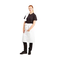 Whites Chefs Clothing Whites standaard bistrosloof wit | Polyester/Katoen | 1000(b)x700(l)mm