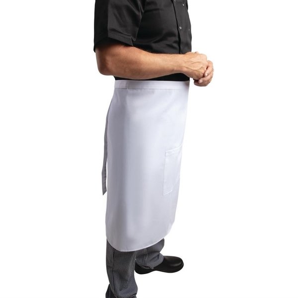 Whites standaard bistrosloof wit | Polyester/Katoen | 1000(b)x700(l)mm
