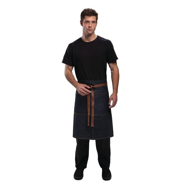 Chef Works Urban Memphis standaard sloof indigo | 100% Katoen | 609(l)x812(b)mm