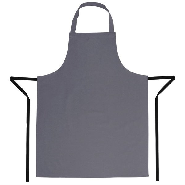 Whites halterschort polyester-katoen grijs | Polyester/Katoen | 711(l)x965(b)mm