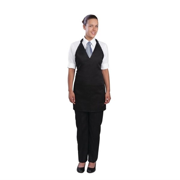 Chef Works smoking schort zwart | Polyester/Katoen | 838(l)x698(b)mm