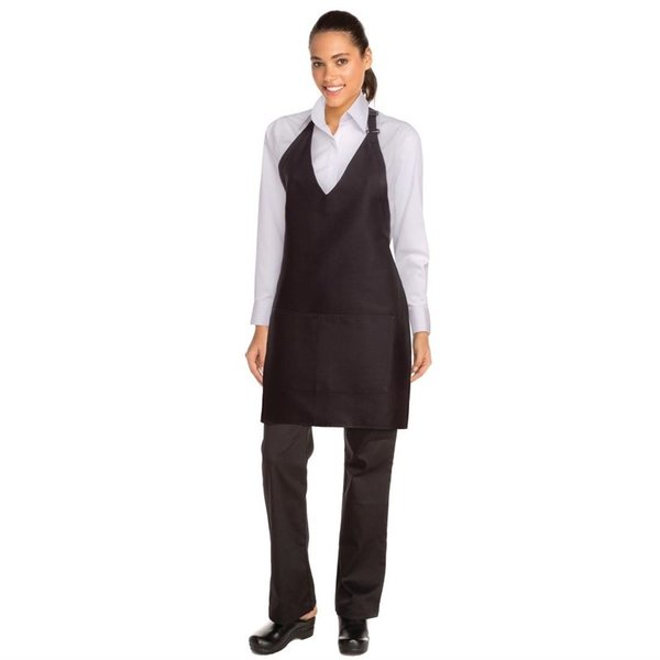 Chef Works smoking schort zwart | Polyester/Katoen | 838(l)x698(b)mm