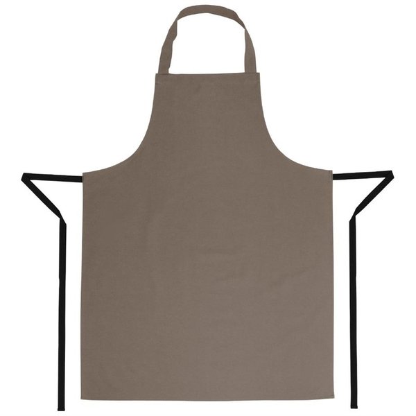 Whites halterschort polyester-katoen lichtbruin | Polyester/Katoen | 711(l)x965(b)mm