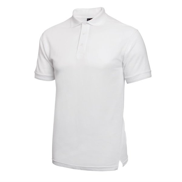 Unisex poloshirt wit | Polyester/Katoen
