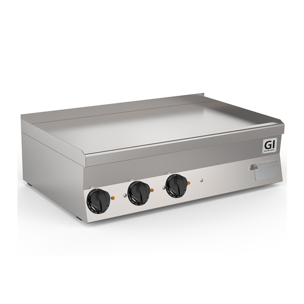 650 HP elektrische bakplaat met gladde geslepen speciaal stalen plaat 100cm | 11.7kW | 1000x600x295(h)mm