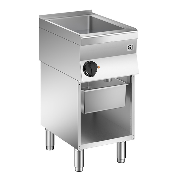 650 HP Braadslede 400mm | 4.05kW | Met Aftapkraan | 400x600x870(h)mm