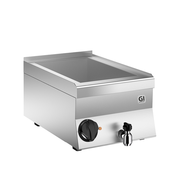 650 HP Elektrische Bain Marie 400mm | 1/1 GN  | 1kW | Met Aftapkraan | 400x600x295(h)mm