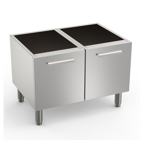Onderstel | Gastro-Inox HP 650 | RVS | Open Kast | 700x535x600(h)mm