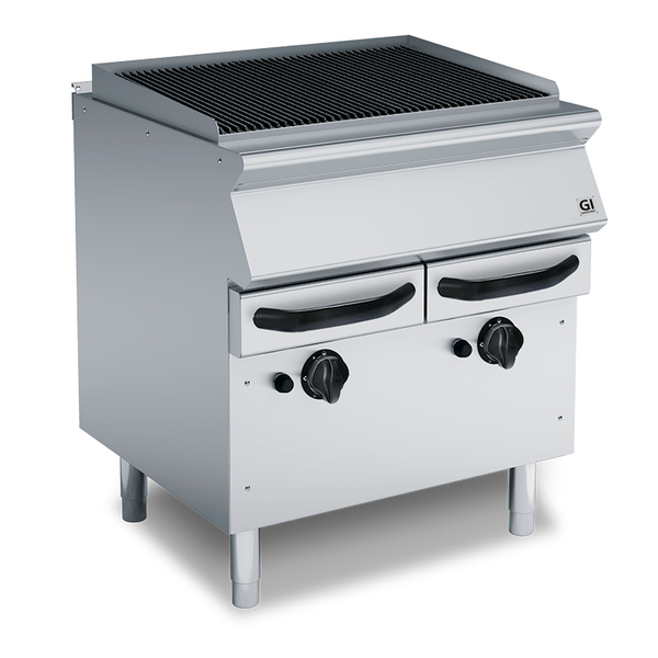 700 HP Waterbad Grill | Gas | 4 Gietijzeren Roosters | 15kW | 800x730x870(h)mm