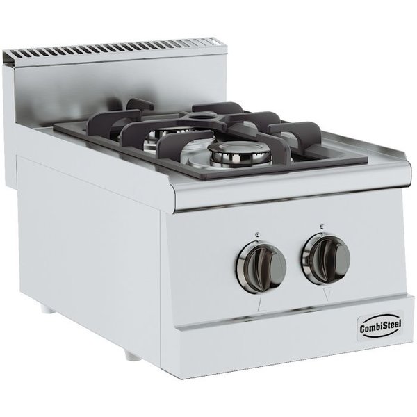 Base 600 Gas Kooktafel | 2 Branders  | 2x 3.25kW | 400x600x300(h)mm