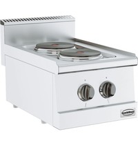 Combisteel Base 600 kooktafel elektrisch | 2 platen | 2x 1,85 kW/h | 400x600x300(h)mm Combisteel Base 600 kooktafel elektrisch | 2 platen | 2x 1,85 kW/h | 400x600x300(h)mm
