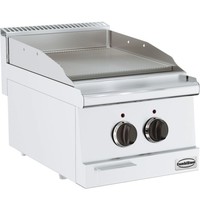 CombiSteel Base 600 Bakplaat | Elektrisch | 3.6kW | Geribd | 400x600x300(h)mm 