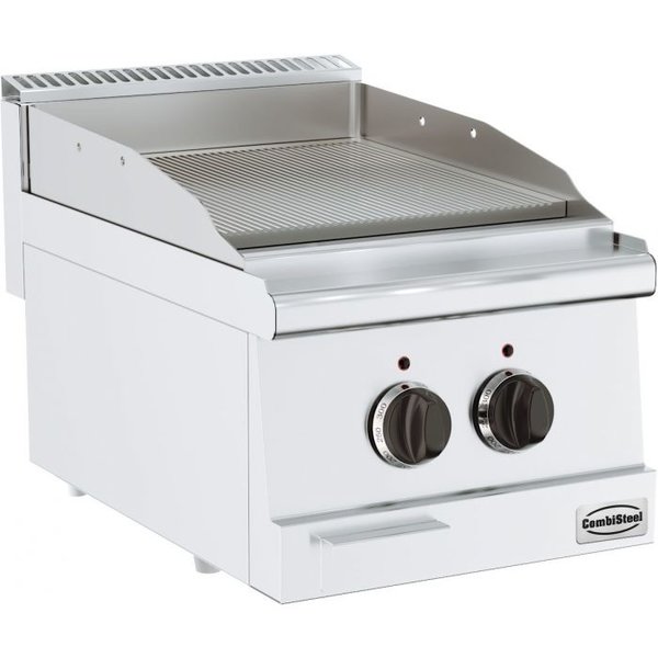 Base 600 Bakplaat | Elektrisch | 3.6kW | Geribd | 400x600x300(h)mm