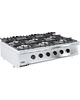 CombiSteel Base 700 Gas Kooktoestel | 6 Branders | 6x 6.5kW | 1200x700x300(h)mm 