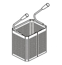 Combisteel Base 700 manden pasta koker | 110x165x210(h)mm Combisteel Base 700 manden pasta koker | 110x165x210(h)mm