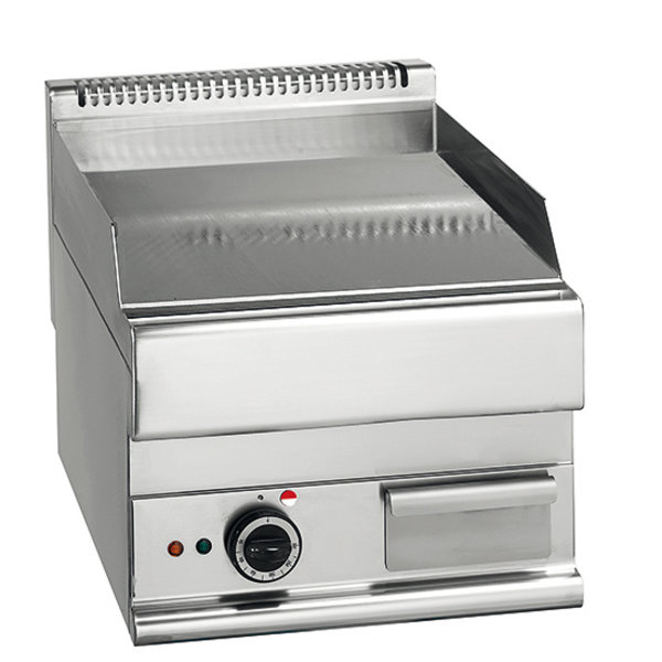 Bakplaat/Grillplaat | Glad Staal | 4.5kW | Bakplaat 395x520mm | 400x650x280(h)mm