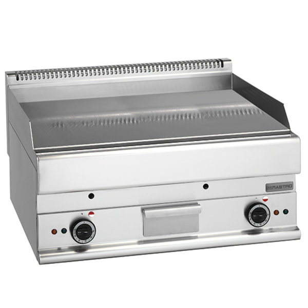 Bakplaat/Grillplaat | Glad Staal | 9kW | Bakplaat 695x520mm | 700x650x280(h)mm