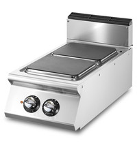 Mastro Kookplaat elektrisch Top | 5,2 kW/h | 2 vierkante platen | 400x730x250(h)mm Mastro Kookplaat elektrisch Top | 5,2 kW/h | 2 vierkante platen | 400x730x250(h)mm