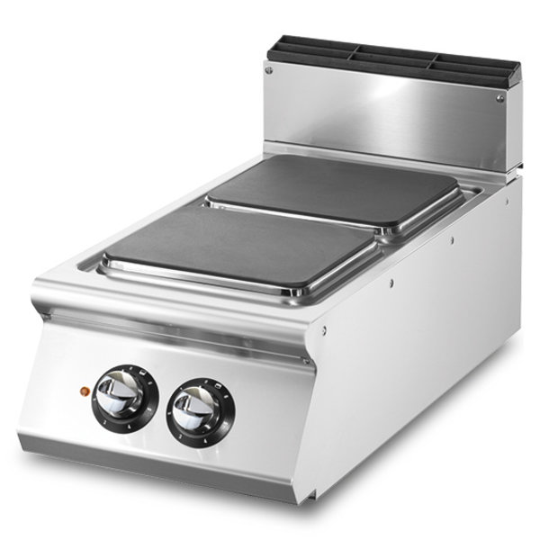 Kookplaat | Elektrisch | Top | 5.2kW | 2 Platen | 400x730x250(h)mm