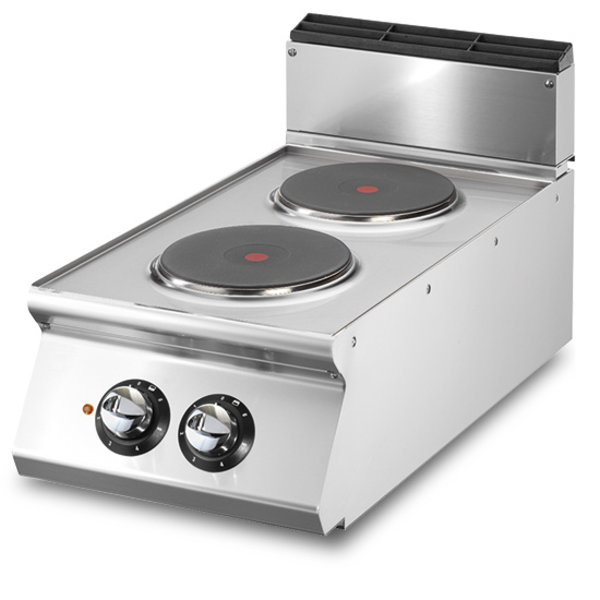 Fornuis | Elektrisch | Top | 2 Platen | 5.2kW | 400x730x250(h)mm