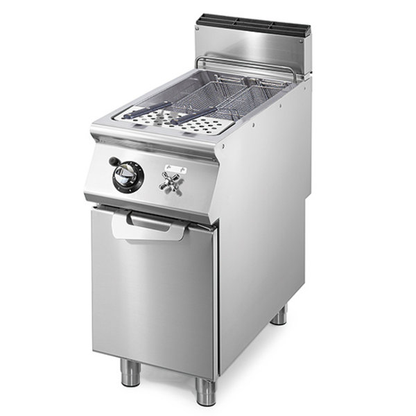 Pastakoker | Gas | Op Onderstel | 26L | 9.5kW | GN 2/3-200mm | 400x730x870(h)mm