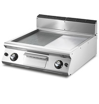 Mastro Bakplaat/Grillplaat gas Top glad/gegroefd | 12 kW/h | Bakplaat 670x530mm | 800x730x250(h)mm Mastro Bakplaat/Grillplaat gas Top glad/gegroefd | 12 kW/h | Bakplaat 670x530mm | 800x730x250(h)mm