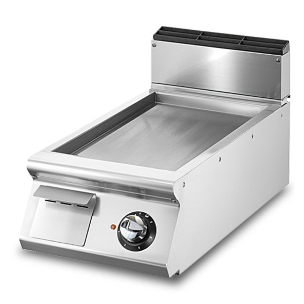 Bakplaat/Grillplaat | Elektrisch | Top Glad | Chroom | 5.4kW | Bakplaat 335x530mm | 400x730x250(h)mm