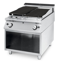Mastro Lavasteengrill gas met openkast & kookzone in gietijzer 740x515mm | 15kW/h | 800x720x850(h)mm Mastro Lavasteengrill gas met openkast & kookzone in gietijzer 740x515mm | 15kW/h | 800x720x850(h)mm