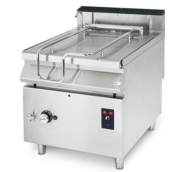 Braadpan | Kantelbaar | Gas | 60L | 14kW | Gemotoriseerd Kantelsysteem | 800x730x870(h)mm