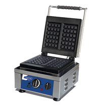 Mastro Wafelijzer | Enkel Bruxelles | 2.2kW | Wafelgrootte 2x 60x233x26mm | 300x320x300(h)mm