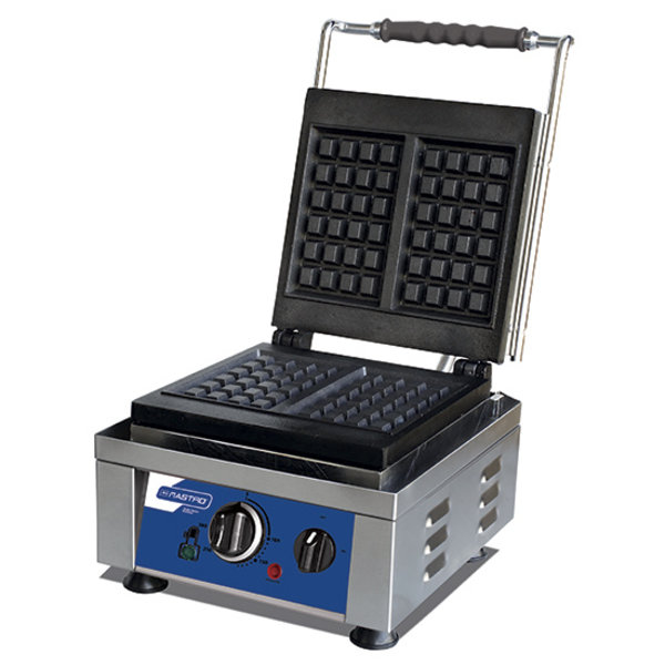 Wafelijzer | Enkel Bruxelles | 2.2kW | Wafelgrootte 2x 60x233x26mm | 300x320x300(h)mm
