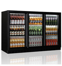 Mastro Barkoelkast | 312L | Zwart | +1°C/+10°C | Statisch + Ventilator | Draaideuren | 1350x520x900(h)mm