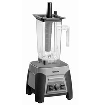 Bartscher Blender | Pro | Grijs/Zwart | 2.5L | 1.5kW | Met Puls-functie | 225x225x555(h)mm 
