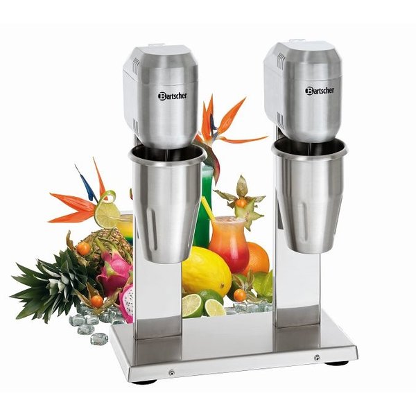 Barmixer/Shaker | 2x 700ml | 230V | 2 Traps | 330x195x480(h)mm