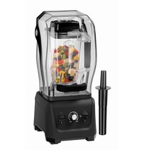 Bartscher Blender | Zwart Pro XTRA | 2.5L | 1.68kW | Traploos | 240x270x570(h)mm