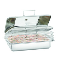 Bartscher Chafing dish flexible 8,5L | 1/1 GN | Verhitting met vlakke inductie of ingebouwde kookplaat | 580x420x205(h)mm
