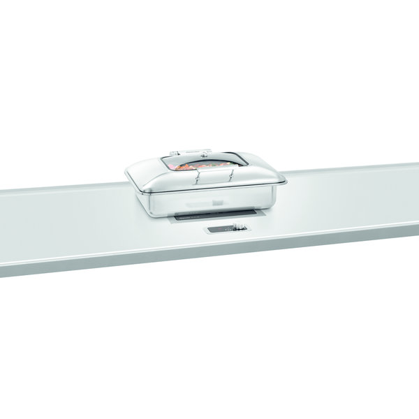 Chafing dish flexible 8,5L | 1/1 GN | Verhitting met vlakke inductie of ingebouwde kookplaat | 580x420x205(h)mm