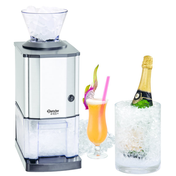 IJscrusher | 4ICE+ Zilver/Zwart | Cap. 15kg/u | 230V | 172x290x460(h)mm