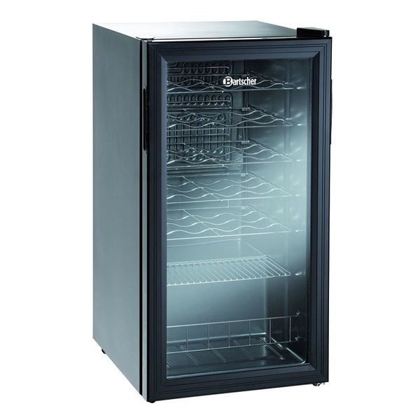 Drankenkoeling | 88L | Zwart | +2°C/+10°C | Statisch | 0.09kW | 430x483x832(h)mm