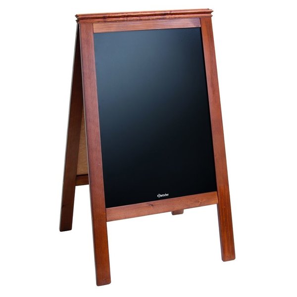 Krijtstoepbord | BISTRO | Hout | Schrijfvlak 530x795mm