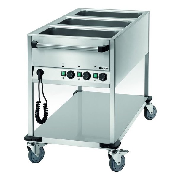 Voedseltransportwagen | WB3110 | 3x 1/1 GN | 2.1kW | 655x1300x910(h)mm