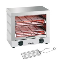 Bartscher Toaster/Kwarts gratineeroven | 3 kW/h | 2 etages | 400x370x405(h)mm Bartscher Toaster/Kwarts gratineeroven | 3 kW/h | 2 etages | 400x370x405(h)mm